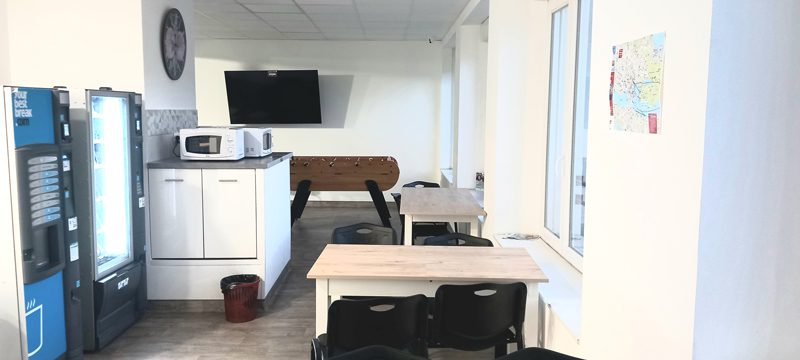 salle de pause des élèves du CFA Cévennes Formations