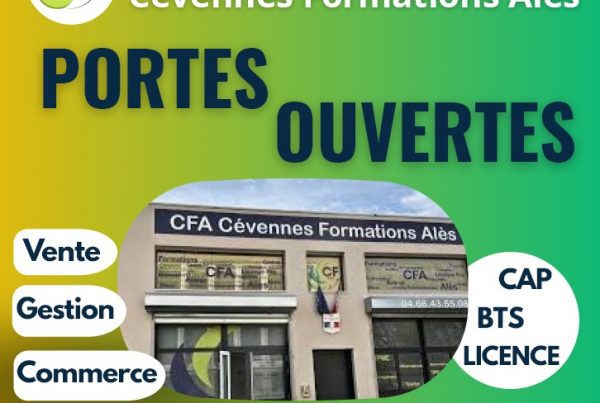 Portes ouvertes CFA Cévennes Formations Alès : venez visitez les locaux et découvrir nos CAP BTS Licence et BPJEPS
