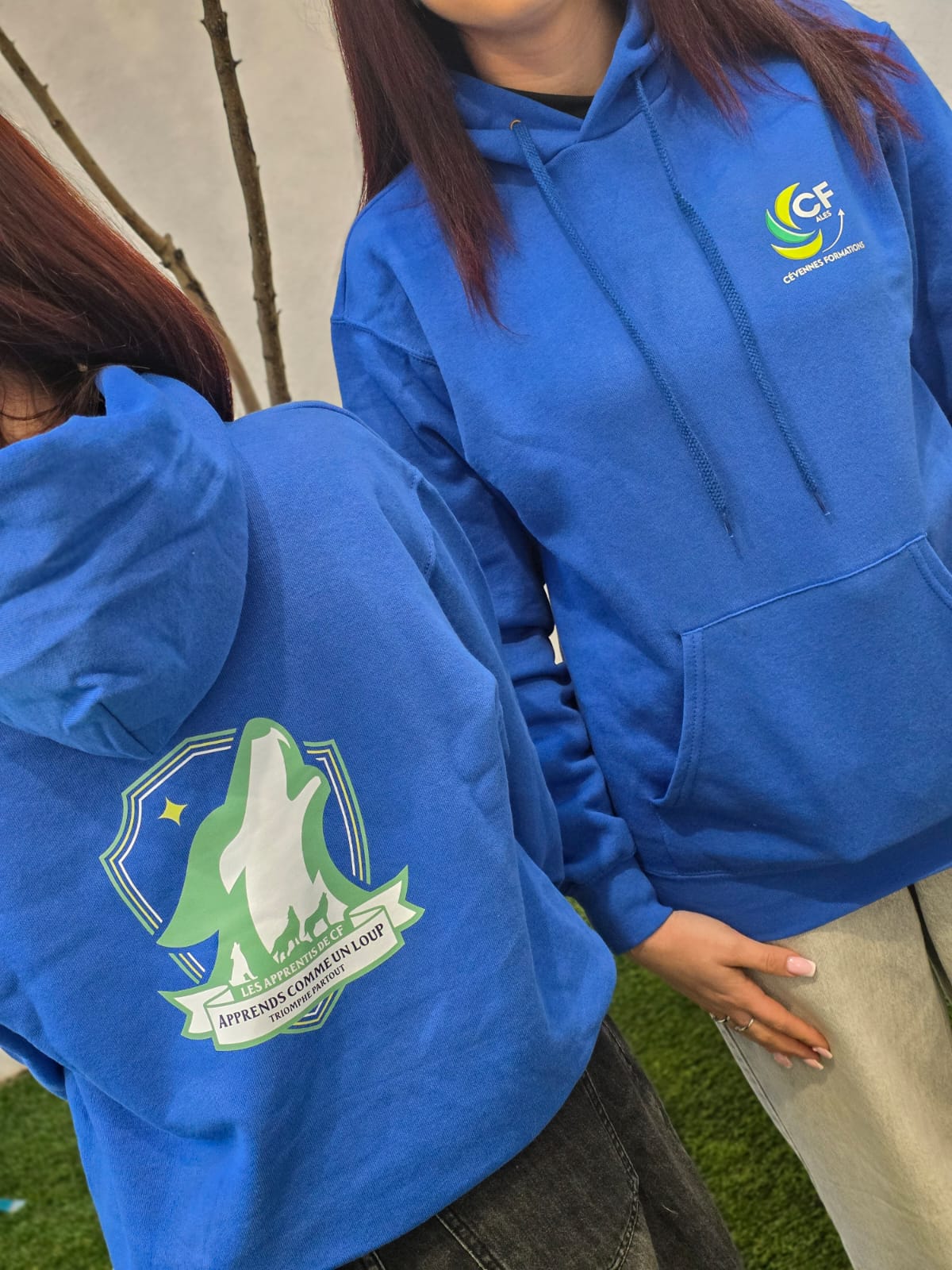 Un Sweat créé par les apprentis BTS1 du CFA d'Alès