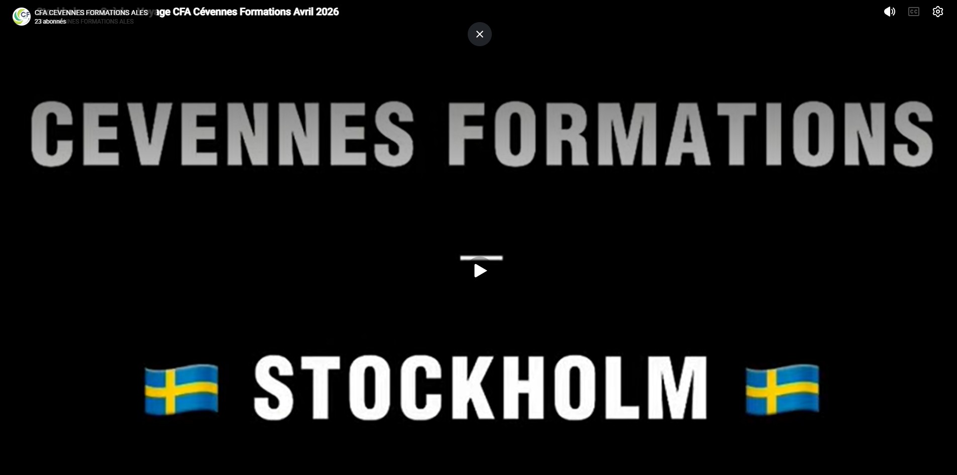 vidéo immersion à Stockholm pour les BTS du CFA Cévennes Formations Alès