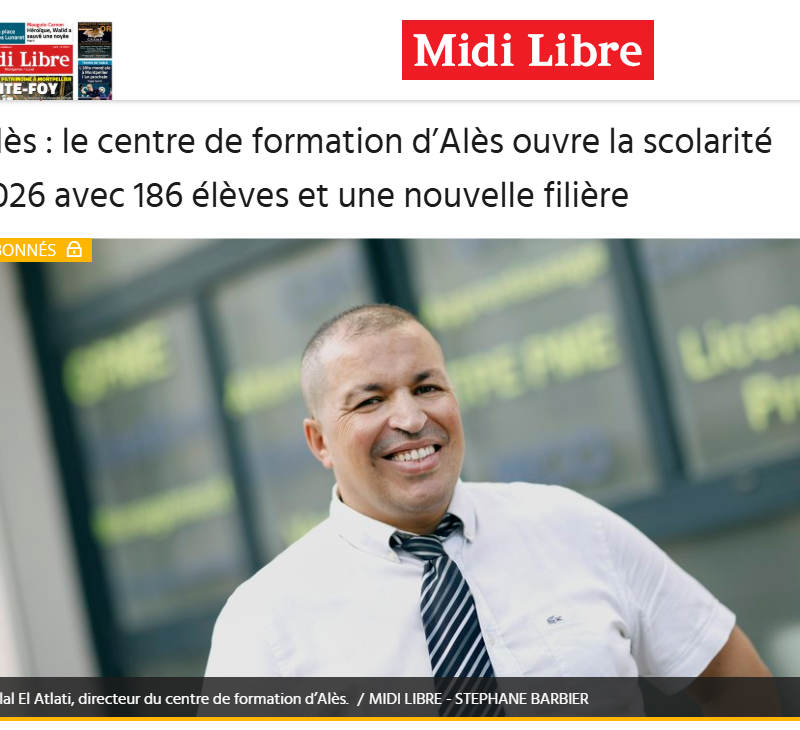 midi libre : le centre de formation d’Alès ouvre la scolarité 2026 avec 186 élèves et une nouvelle filière